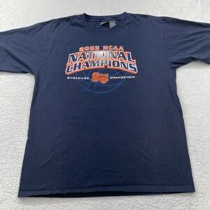 Syracuse‎ Orangemen 2003 NCAA National Champions T Shirt Mens XL VTG Orange